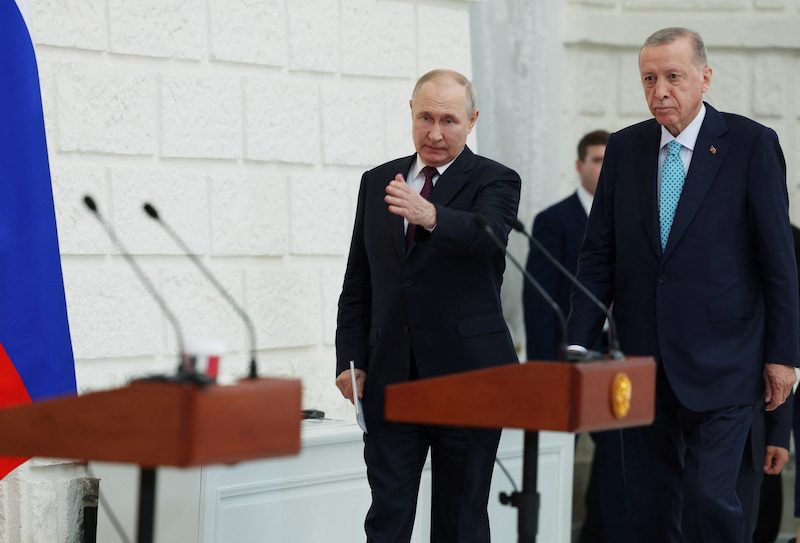 Turkish President Tayyip Erdoğan said Ukraine should soften its negotiating position against Russia in talks over reviving the grain deal