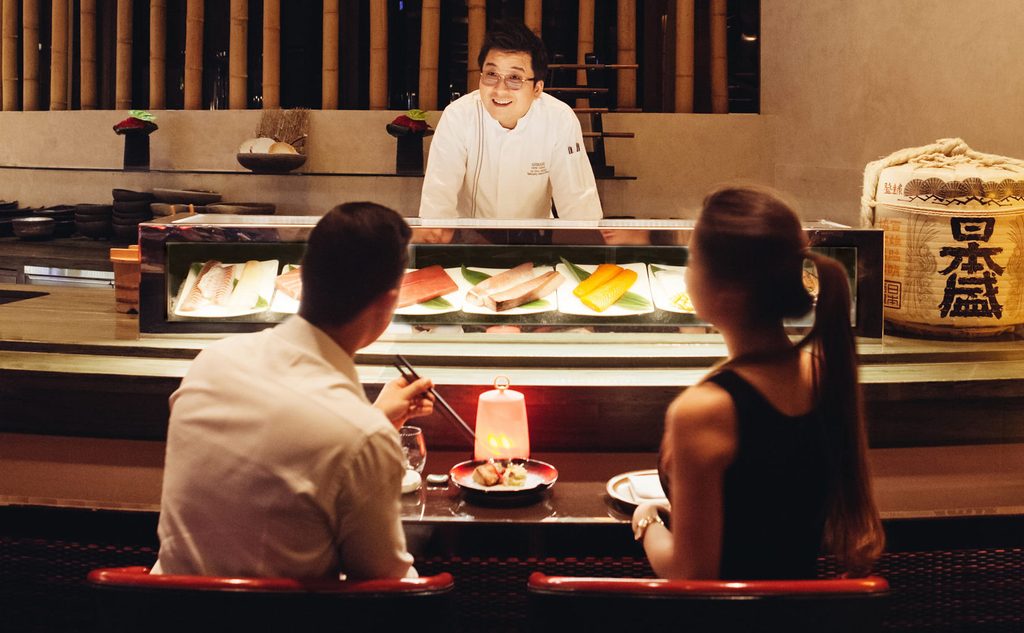 Armani Hashi Japanese restaurant in Burj Khalifa Dubai luxury residence