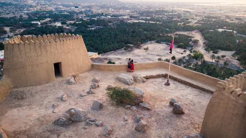 Dhayah Fort is a heritage attraction in the wadis of Ras Al Khaimah