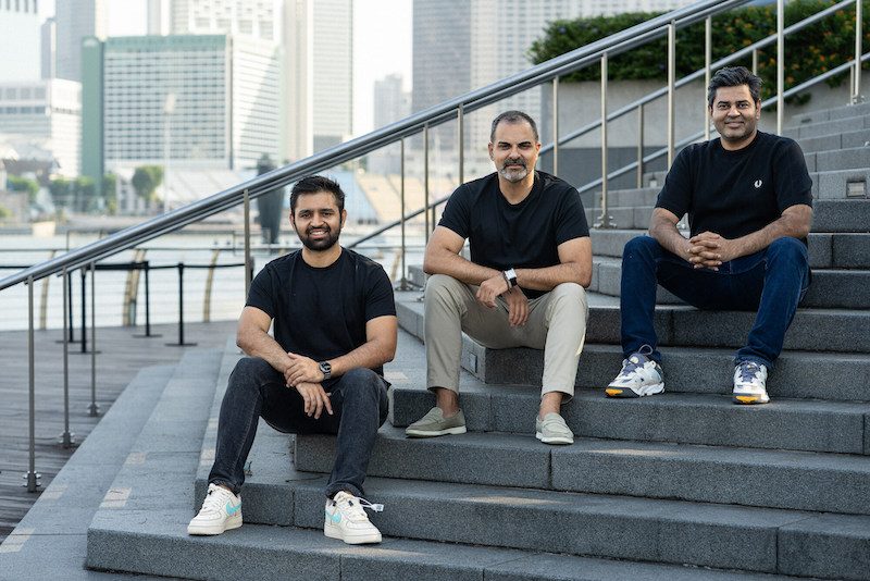 The Fuze team, from left: CTO Srijan Shetty, CEO Mohammed Ali Yusuf and COO Arpit Mehta