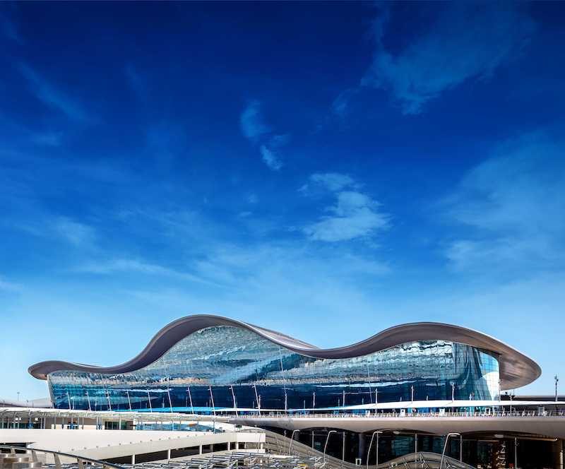 Abu Dhabi Airport's new terminal has the capacity to handle up to 45 million passengers per year