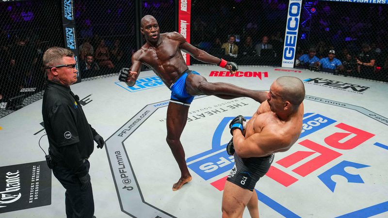 PFL fighters in action in New York. PFL Middle East organisers hope to attract more investment from the region