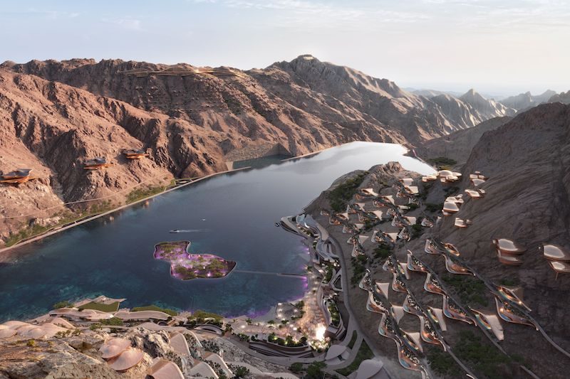 Marriott's W Hotel in Lake Village, part of Saudi Arabia's Neom giga-project, will have 236 rooms, including 47 suites