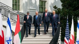 The Abraham Accords signing on September 15, 2022