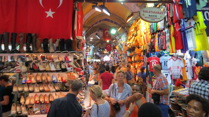 Istanbul's Grand Bazaar. The number of unemployed aged 15 and over declined by 161,000 to 3.2 million