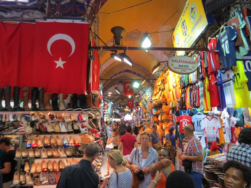Istanbul's Grand Bazaar. The number of unemployed aged 15 and over declined by 161,000 to 3.2 million