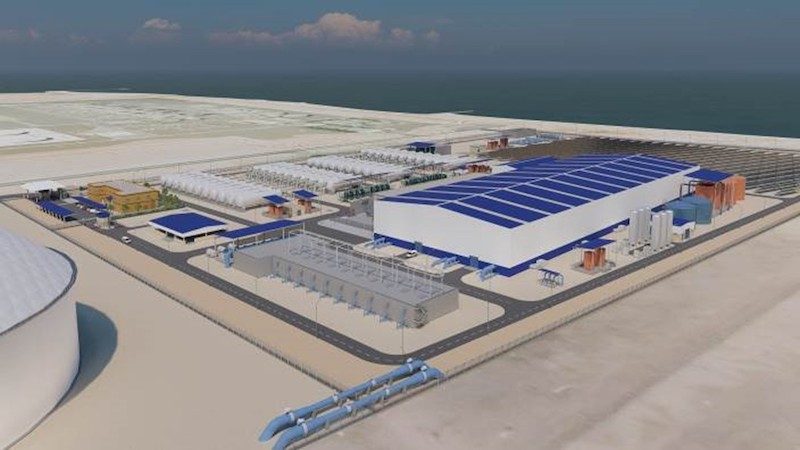 Saudi Arabia's Rabigh 4 desalination plant has a capacity of up to 600,000 cubic metres per day