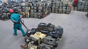 Electronic waste disposal site