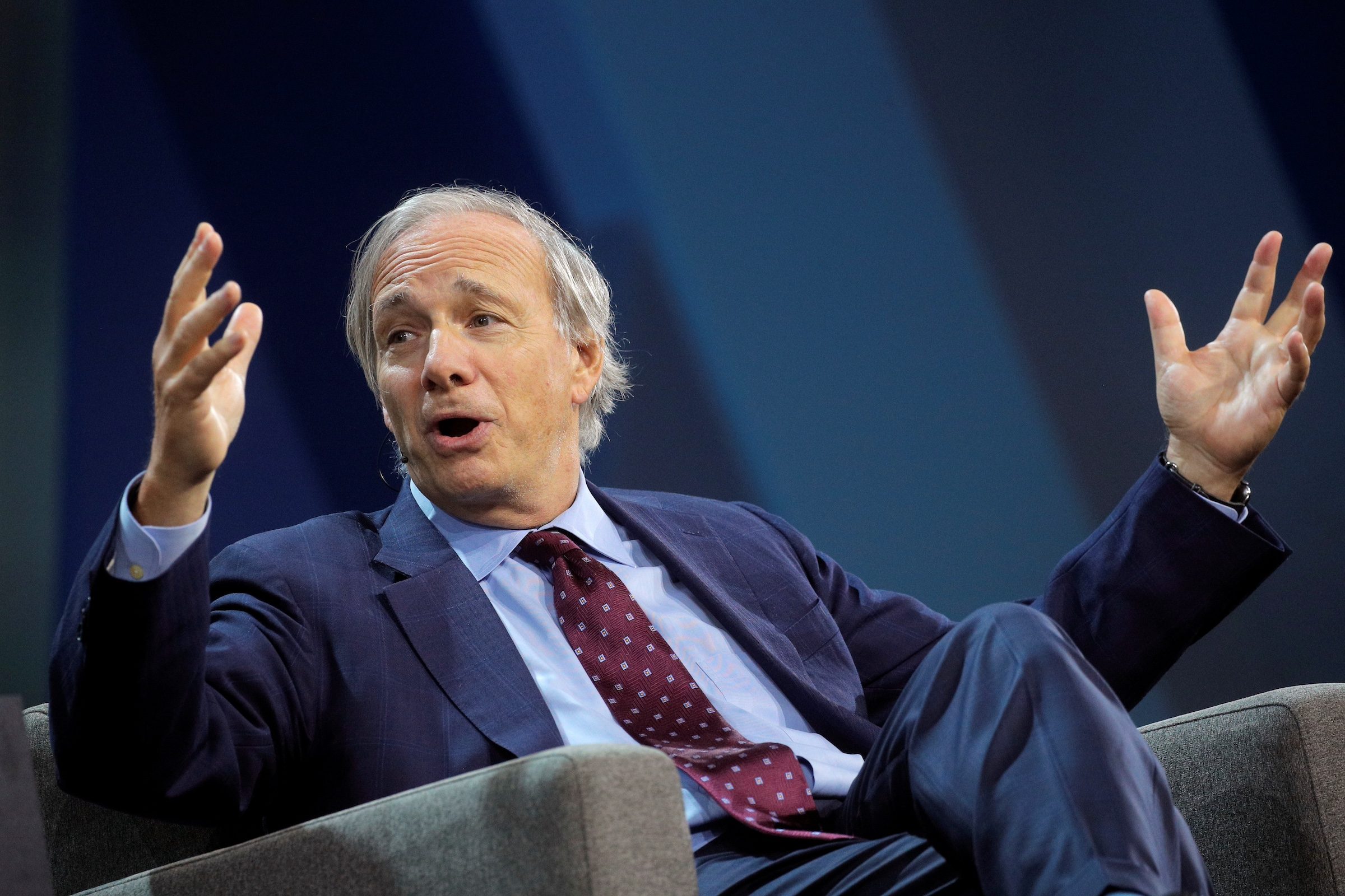Ray Dalio, the billionaire founder of Bridgewater Associates, spoke on the opening day of the UN Conference on Trade and Development's World Investment Forum in Abu Dhabi