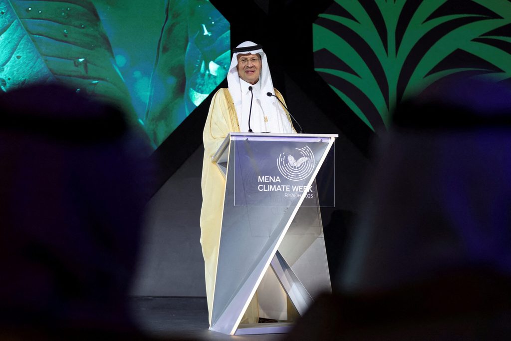 Saudi Arabia's minister of energy Abdulaziz bin Salman