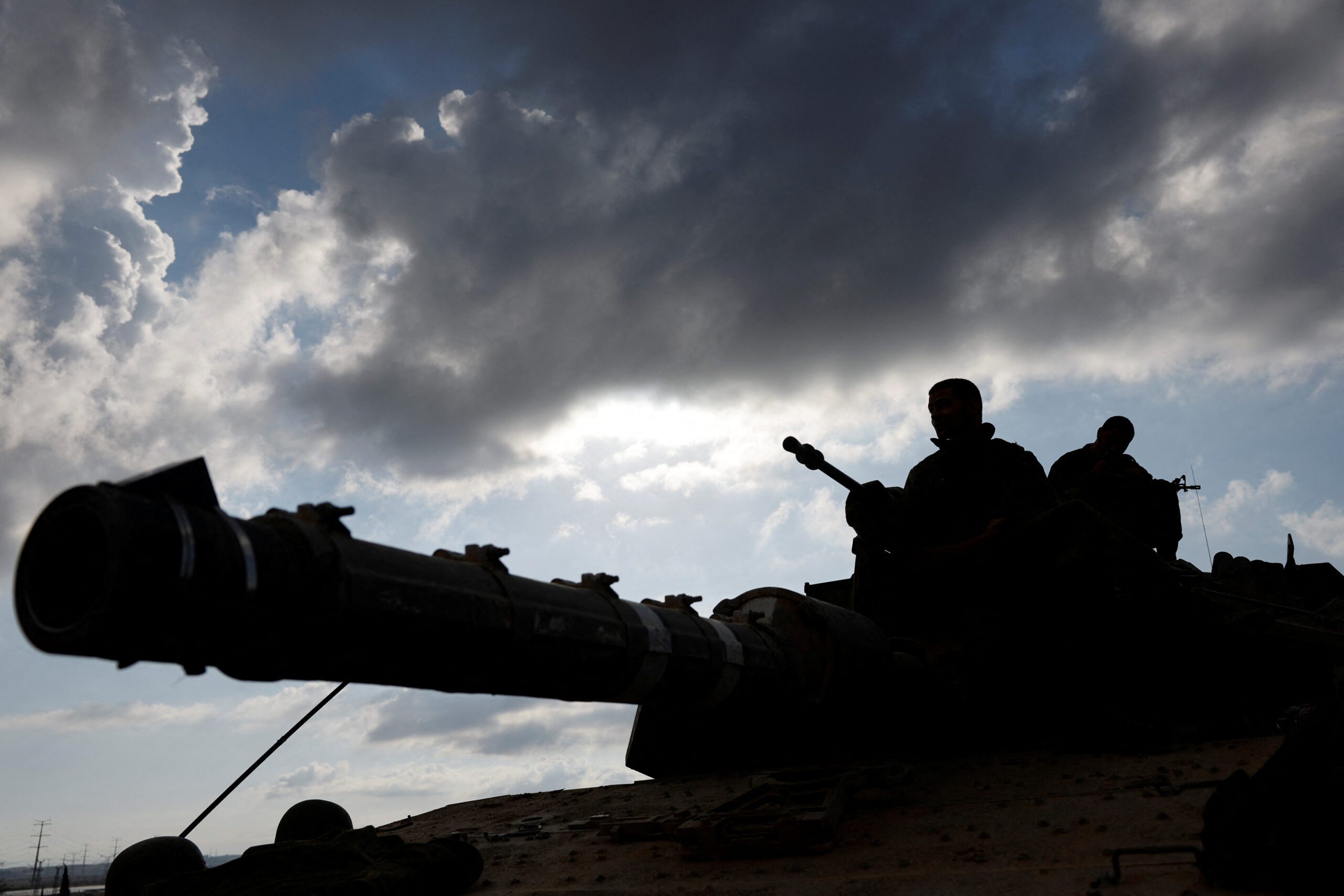 An Israeli tank near the border with the Gaza Strip. The World Bank cautioned that the cost of crude could enter 'uncharted waters'