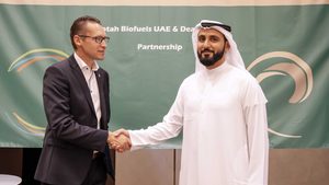 UAE Swiss trade Julien Thiel, CEO of Deasyl (left) and Yousif bin Saeed Lootah, CEO of Lootah Biofuels Lootah Biofuels enters into a partnership with the Swiss Deasyl during ADIPEC