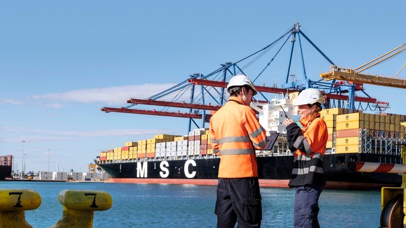Shipping port MSC