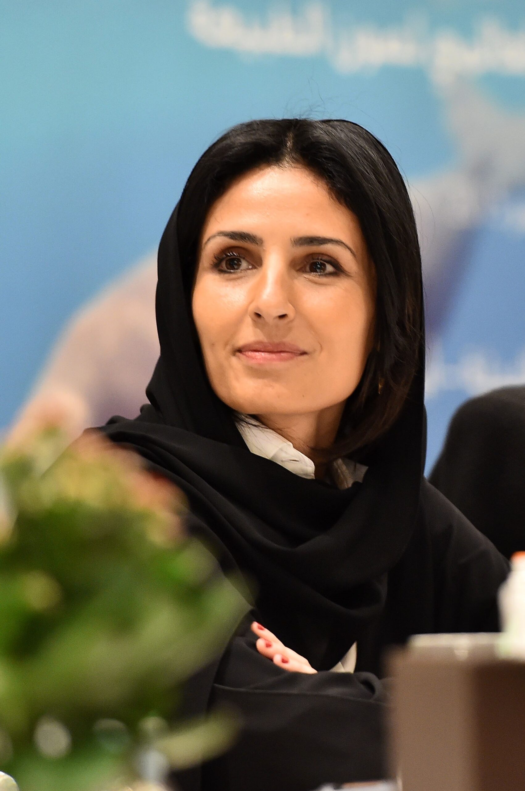 Adult, Female, Person Razan Al Murbarak announced a $72bn plan for ocean conservation