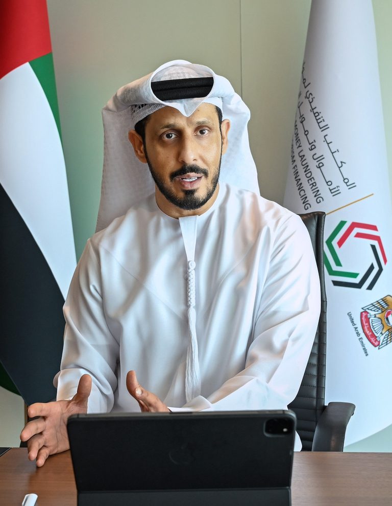 Ahmed Al Sayegh, left, and Hamid Al Zaabi have led the UAE's response to the Financial Action Task Force