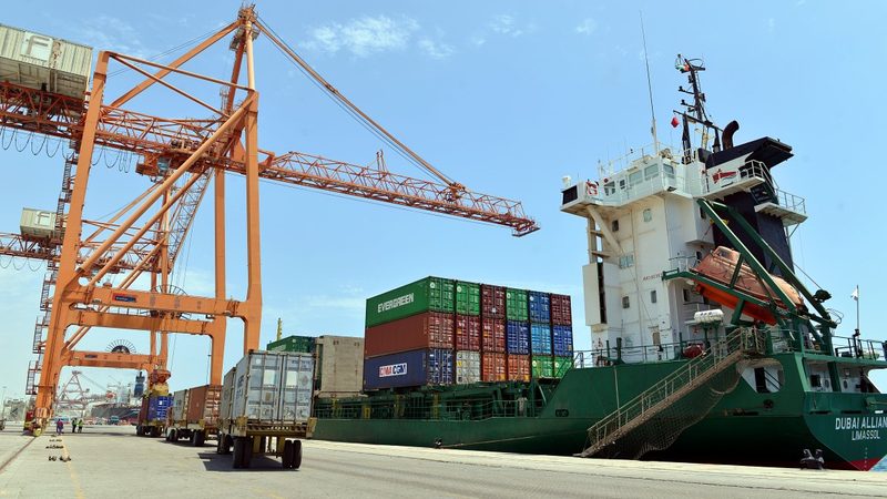 The UAE's Khalifa Port. The region can become a centre for clean shipping fuel, says the International Chamber of Shipping head