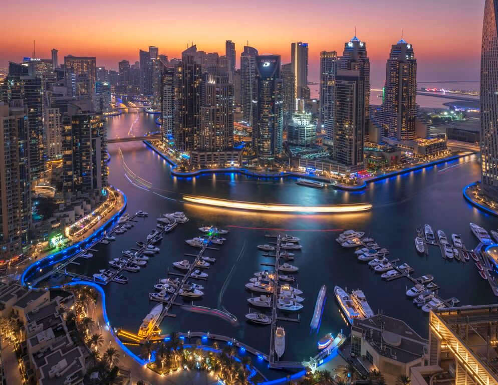 Dubai Marina became known as 'Marinagrad' after it became a prime destination for new arrivals from Russia