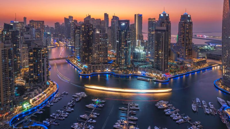 Dubai Marina became known as 'Marinagrad' after it became a prime destination for new arrivals from Russia