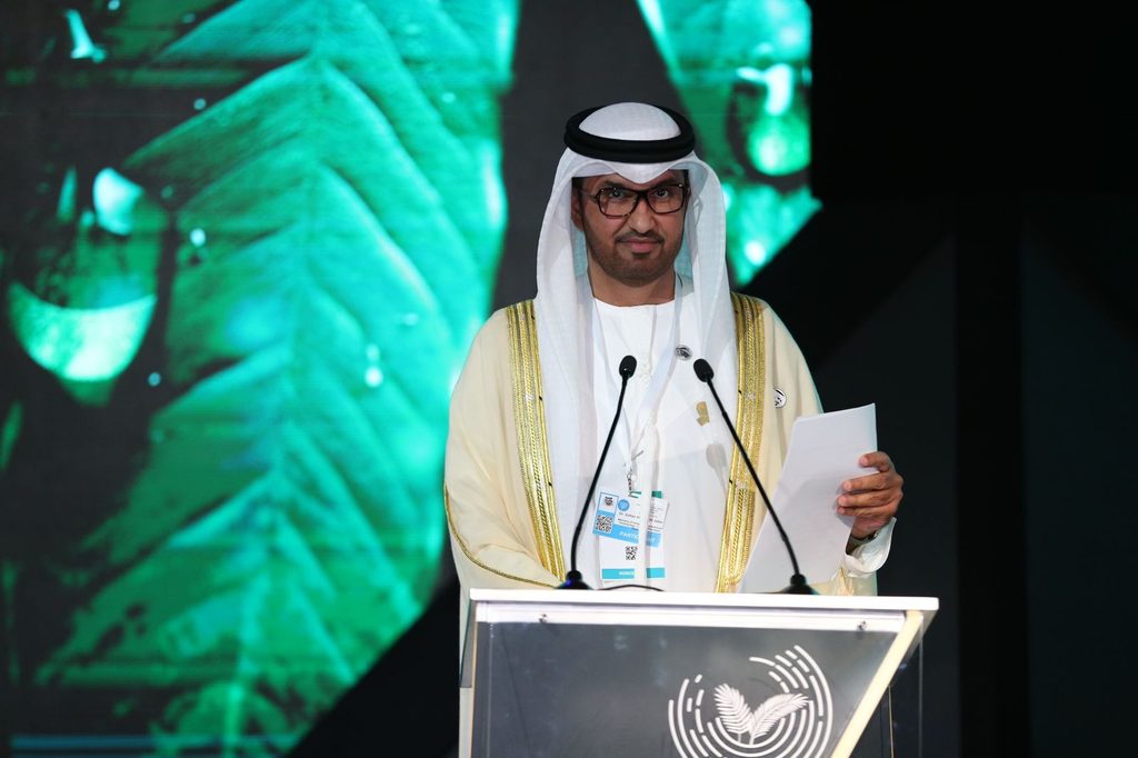 We'll do it our way: Cop28 president-designate Sultan Al Jaber speaks at the Mena Climate Week Forum in Riyadh
