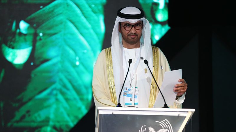 We'll do it our way: Cop28 president-designate Sultan Al Jaber speaks at the Mena Climate Week Forum in Riyadh