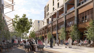 An artists's impression of part of KEC's planned Islamic World District