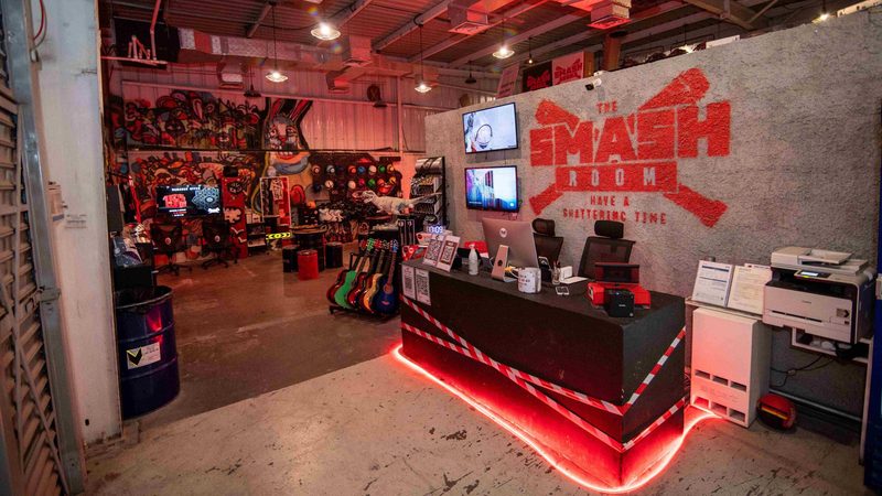 Founded in Dubai five years ago, The Smash Room allows customers to demolish a range of devices It is set to expand beyond the UAE
