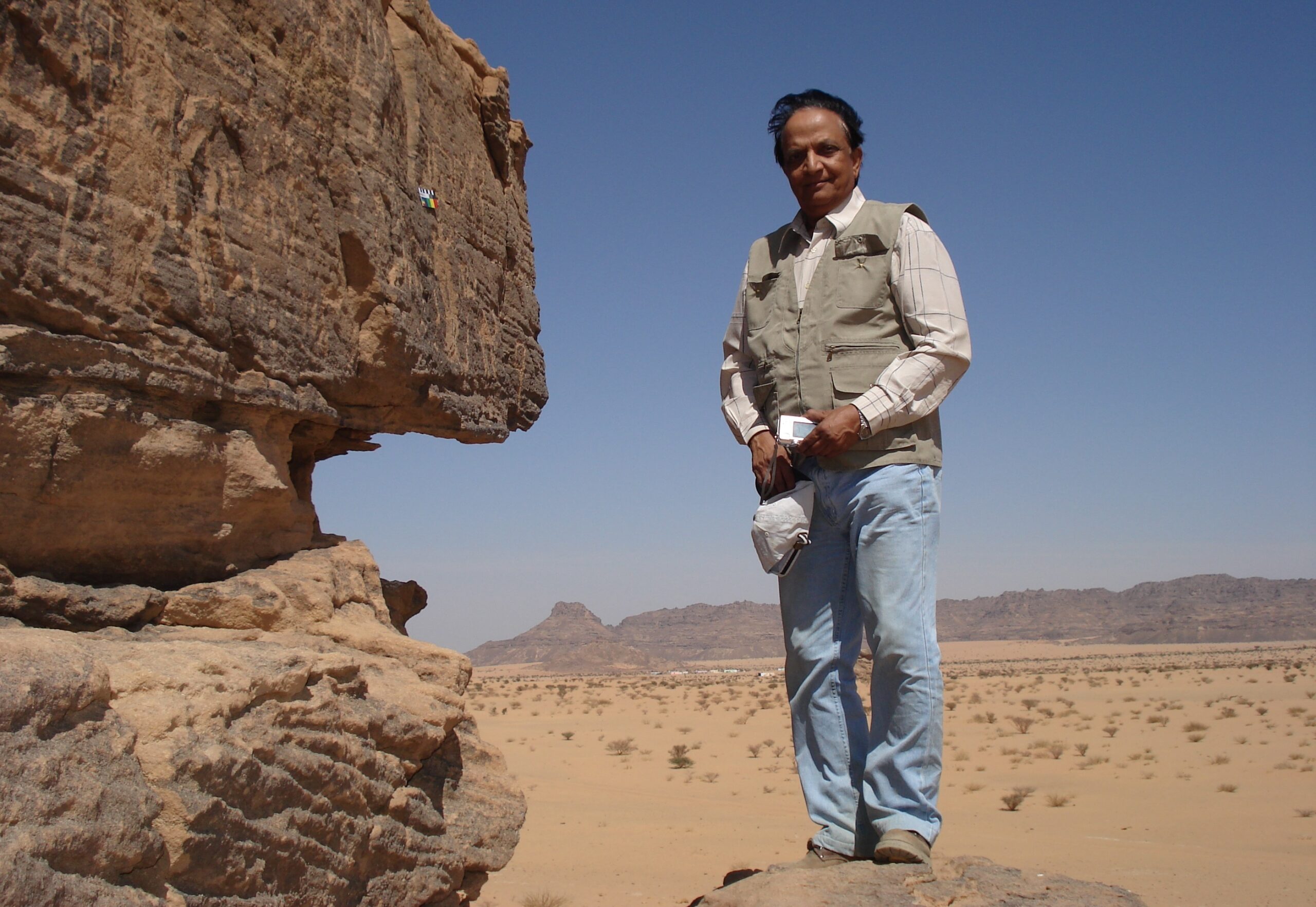 Dr Majeed Khan has been researching Saudi rock art for more than 30 years