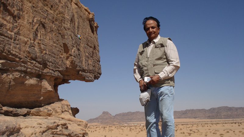 Dr Majeed Khan has been researching Saudi rock art for more than 30 years