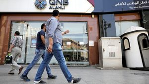 QNB Alahli Bank, a branch of Qatar National Bank from the GCC, in Cairo.