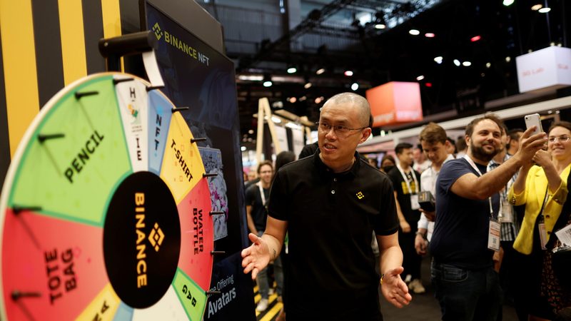 Former Binance CEO Zhao Changpeng in Paris last year. He will pay $50m as part of a $4.3bn settlement following a US money-laundering investigation into the cryptocurrency platform
