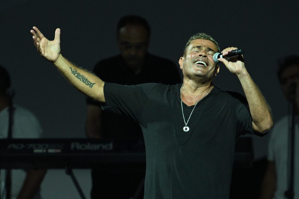 Egyptian singer Amr Diab has exlusive content on the Anghami streaming platform