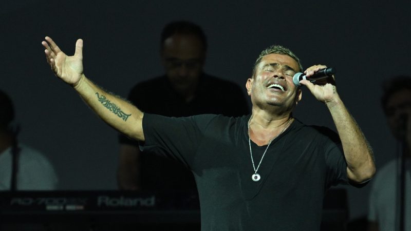 Egyptian singer Amr Diab has exlusive content on the Anghami streaming platform