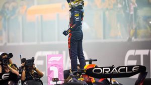 Max Verstappen celebrates victory at the 2022 Abu Dhabi Grand Prix