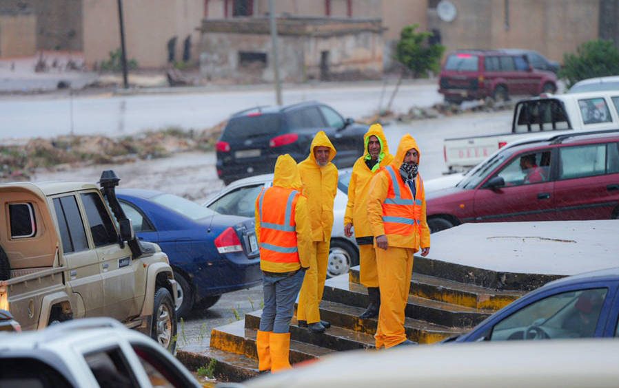 A flood-affected area in Derna, Libya Photo taken on Sept. 11, 2023 shows a flood-affected area in Derna, Libya