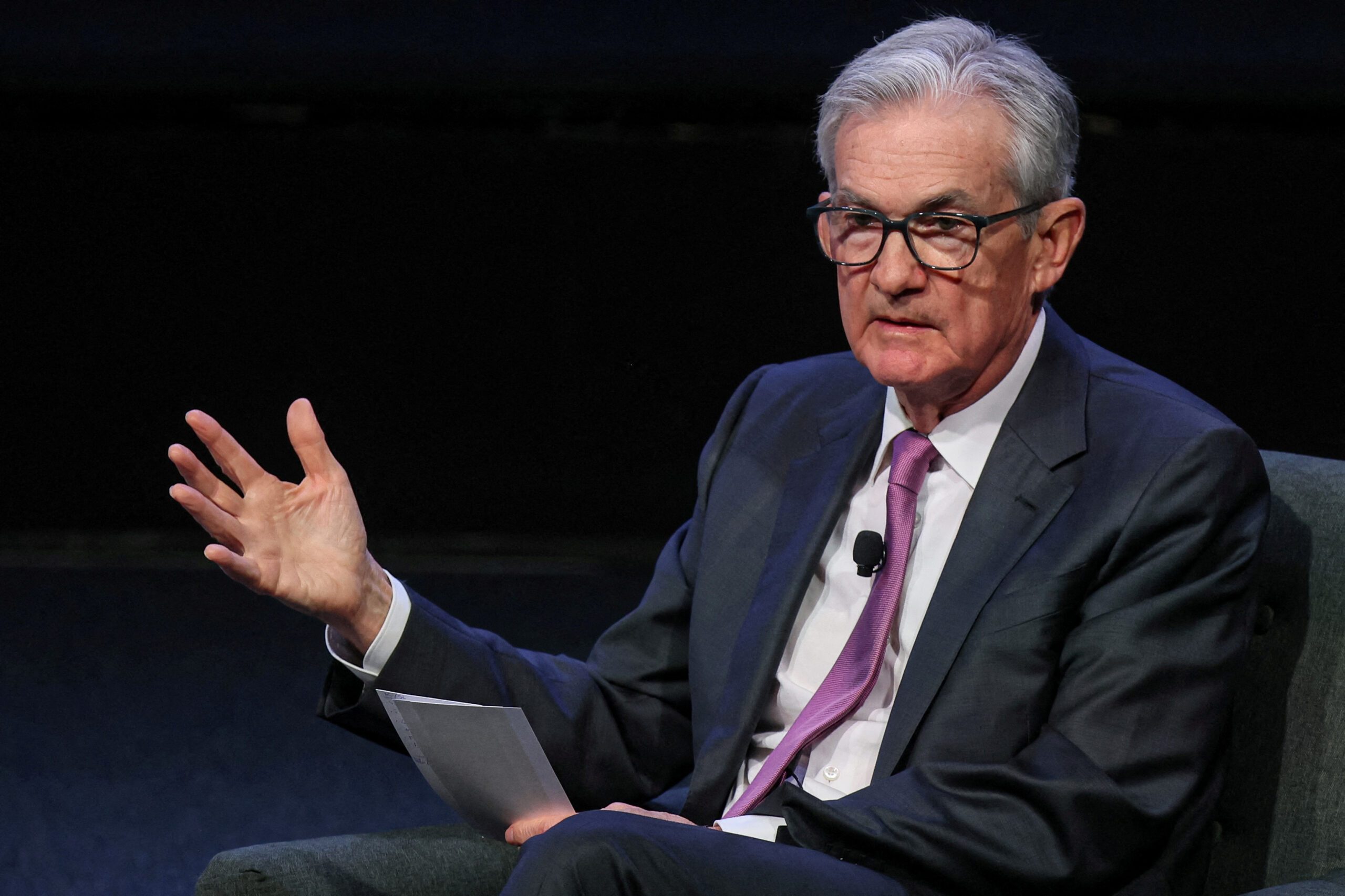 US Federal Reserve Chairman Jerome Powell. The Fed has maintained interest rates, with a knock-on impact on treasuries