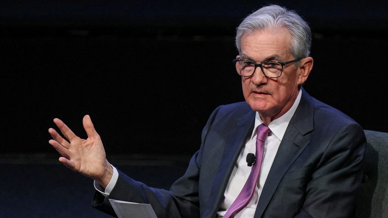 US Federal Reserve Chairman Jerome Powell. The Fed has maintained interest rates, with a knock-on impact on treasuries