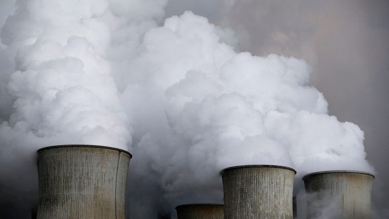 Steam rises from a coal power plant in Niederaussem, near Cologne. Germany and other nations fuelled their economic growth with dirty hydrocarbons, but don't want poorer countries to do the same