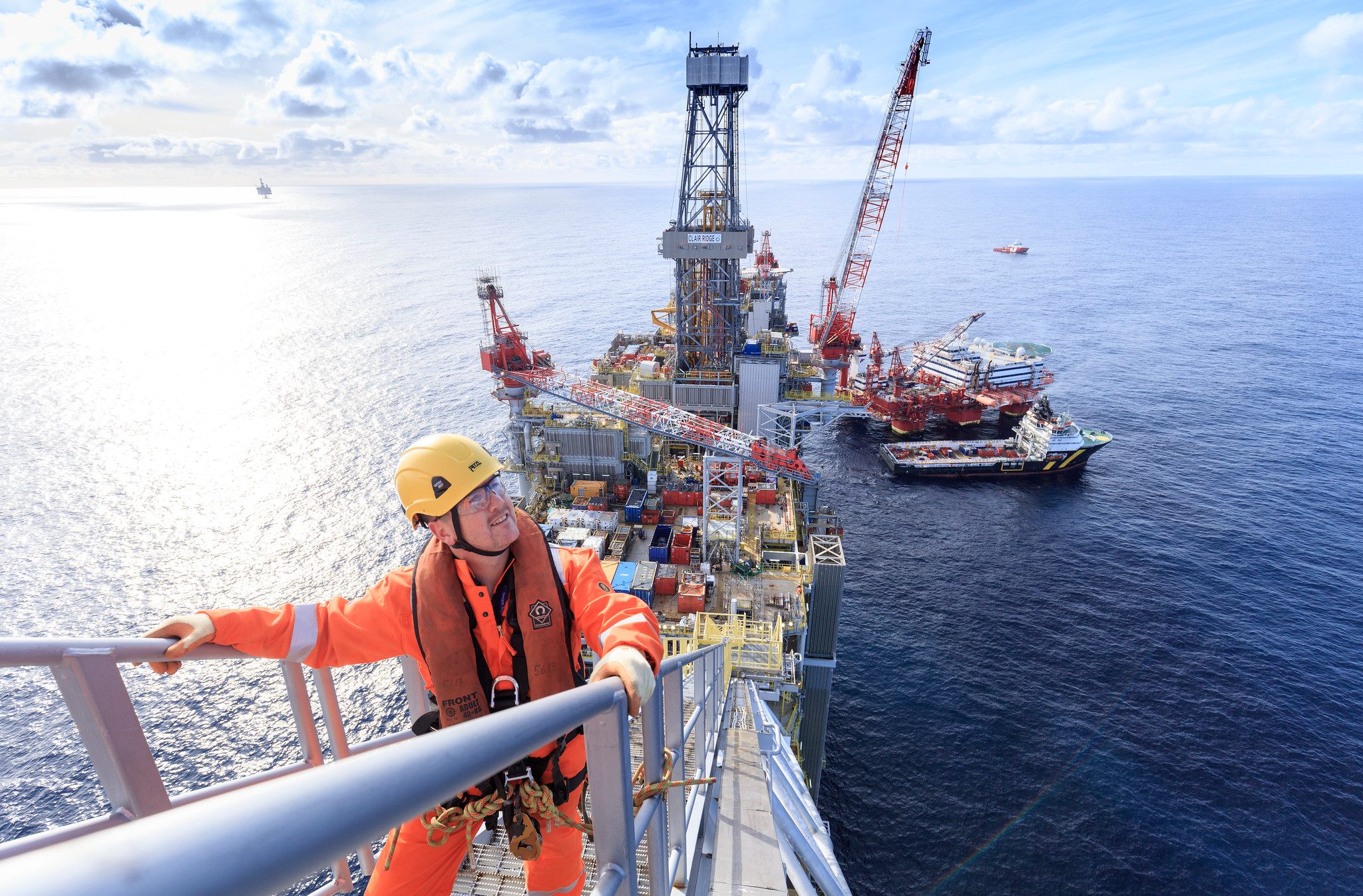 A worker at a BP field. The company aims to capitalise on oil and gas exploration opportunities in Egypt