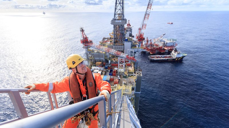 A worker at a BP field. The company aims to capitalise on oil and gas exploration opportunities in Egypt