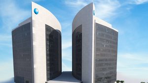 ADIB headquarters building ADIB’s earnings increased by almost half during the first nine months of 2023