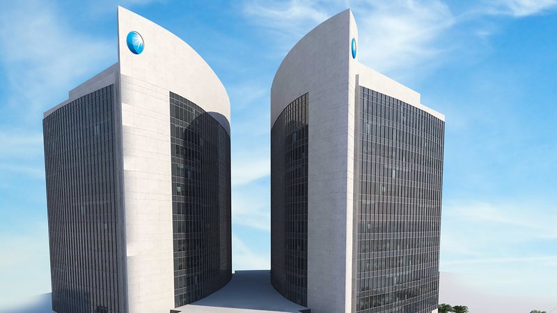 ADIB headquarters building ADIB’s earnings increased by almost half during the first nine months of 2023