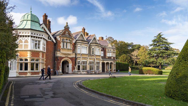 The AI Safety Summit is being held at the historic Bletchley Park Mansion