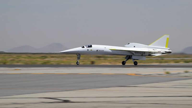 Ground testing of Boom's XB-1 at the Mojave Air & Space Port