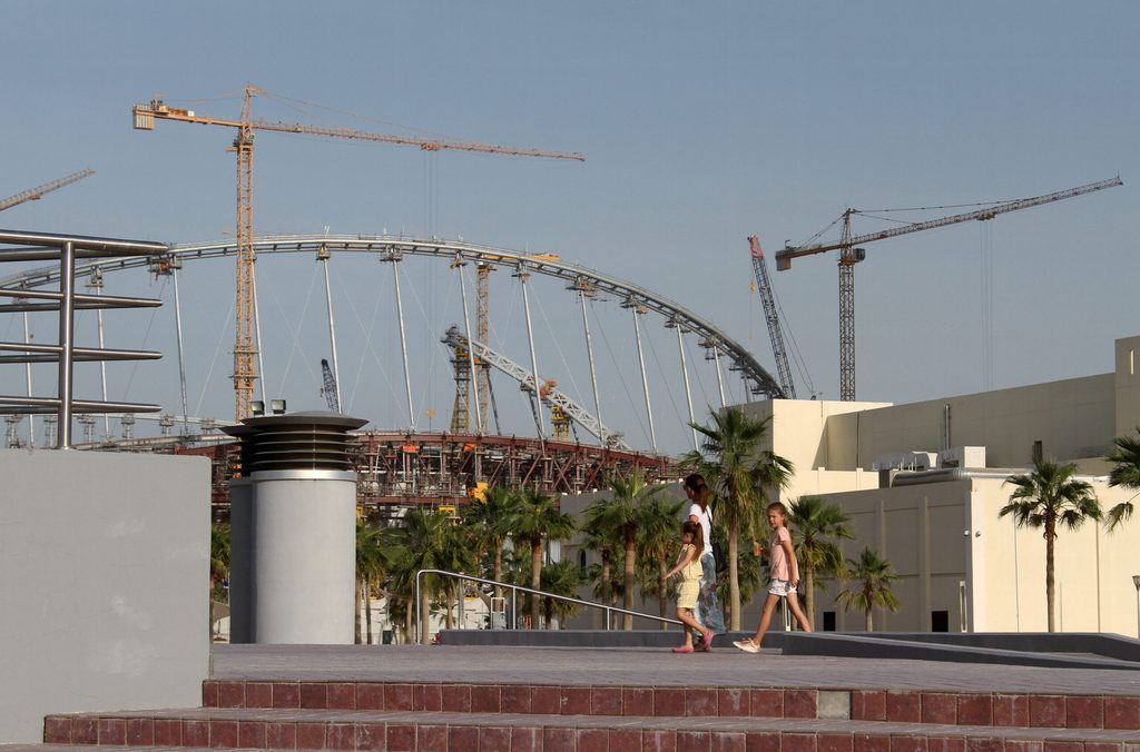 Since the construction of World Cup projects such as the Khalifa stadium, levels have dropped off in Qatar, while neighour Saudi Arabia is growing at pace