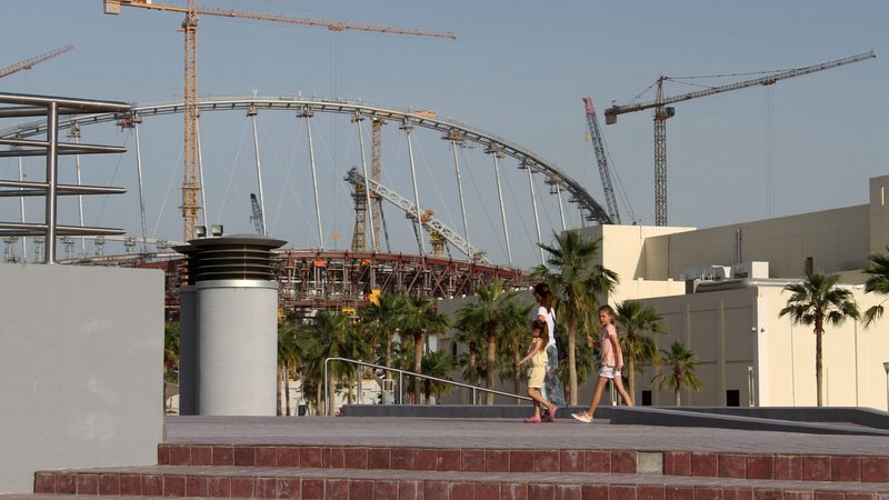 Since the construction of World Cup projects such as the Khalifa stadium, levels have dropped off in Qatar, while neighour Saudi Arabia is growing at pace