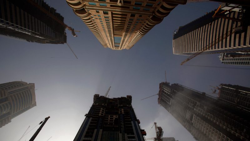 Residential construction in Dubai