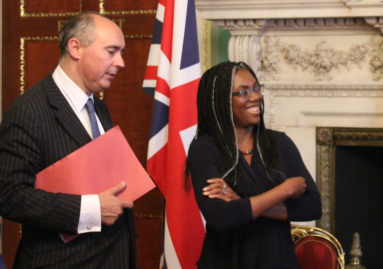 Lord Johnson, pictured with business and trade secretary Kemi Badenoch, said he expected 'cool deals' at the UK's upcoming investment summit