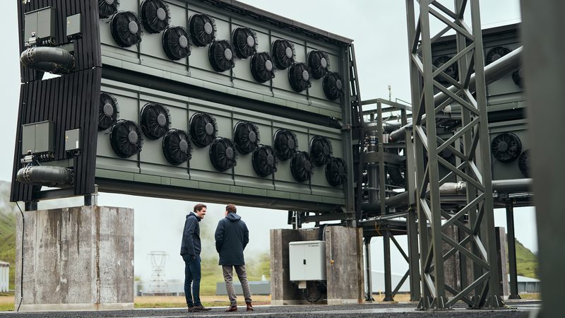 Icelandic carbon capture plant