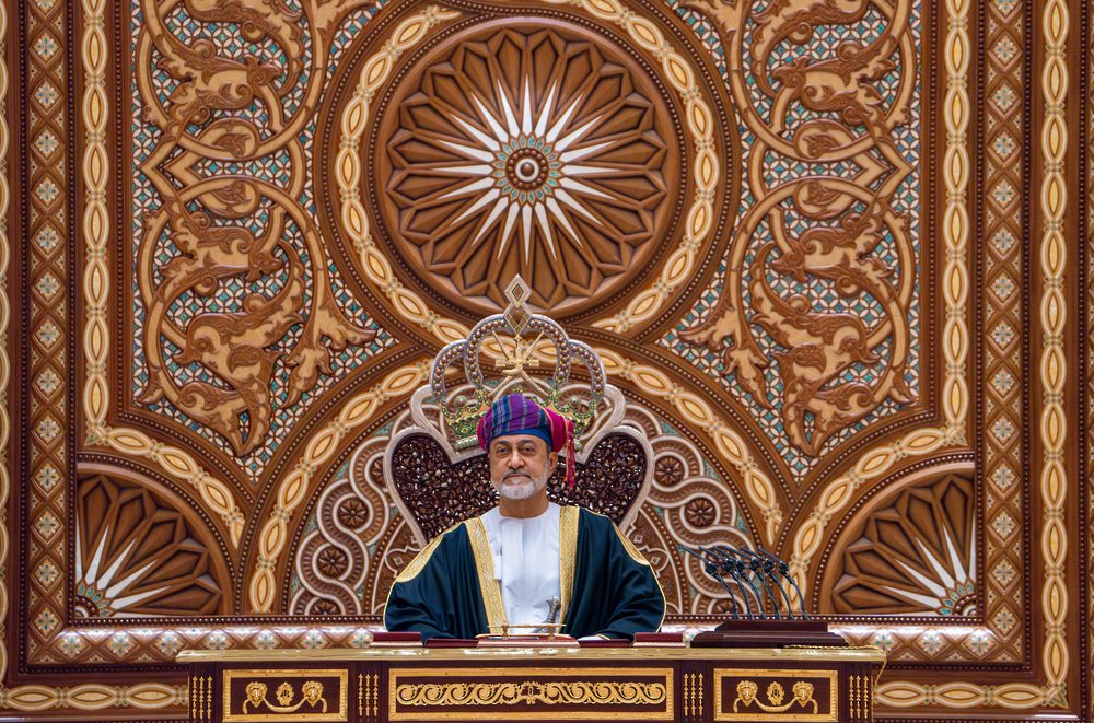 Sultan of Oman Haitham bin Tariq. The IMF praised the strength of Oman's banking sector