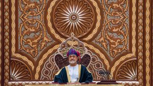 Sultan of Oman Haitham bin Tariq. The IMF praised the strength of Oman's banking sector